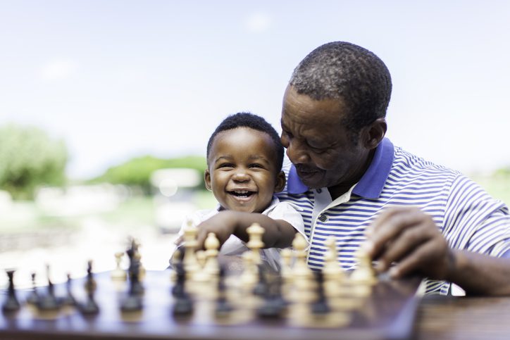 Board games are a great way to connect with family of all ages. Try to plan a weekly or monthly session.